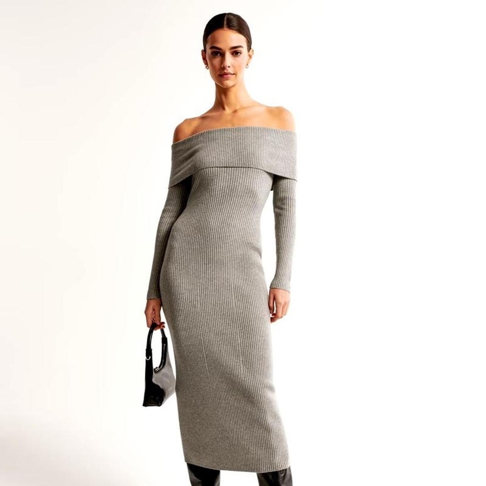 Abrecombie off the shoulder Midi Dress